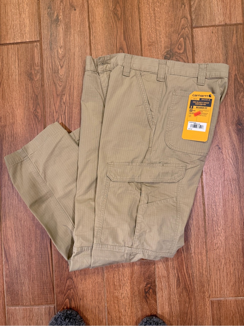 Carhartt Olive Tan Cargo Utility Pants 34x32 / new